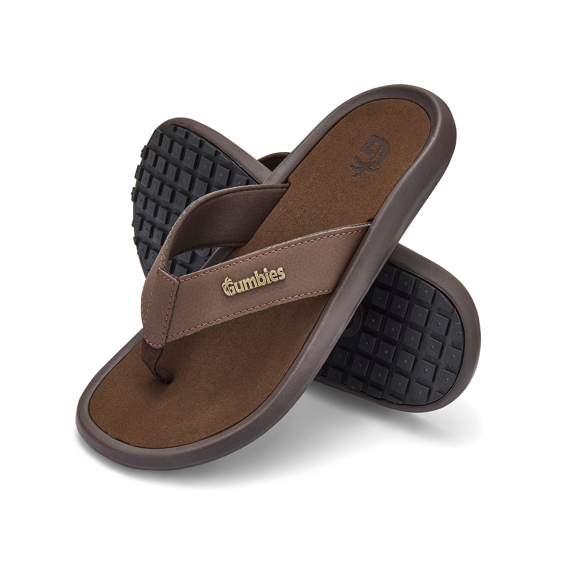 Brown Flip Flops for Men
