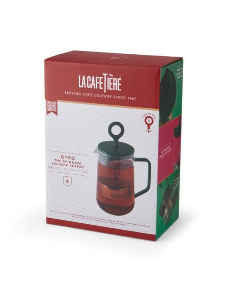 Gyro Teapot Green, 1.25 liters