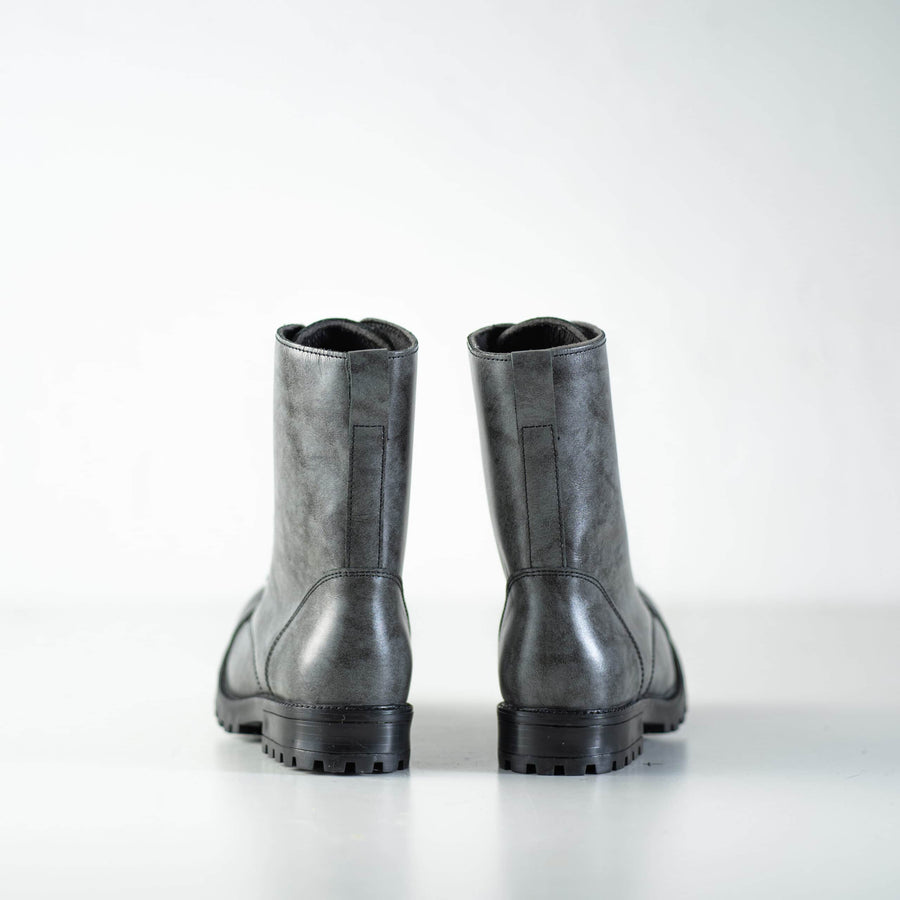 Durable 511 Grays Punk Boots – Unisex, Stylish, All-Season by Samelin at www.brixbailey.com