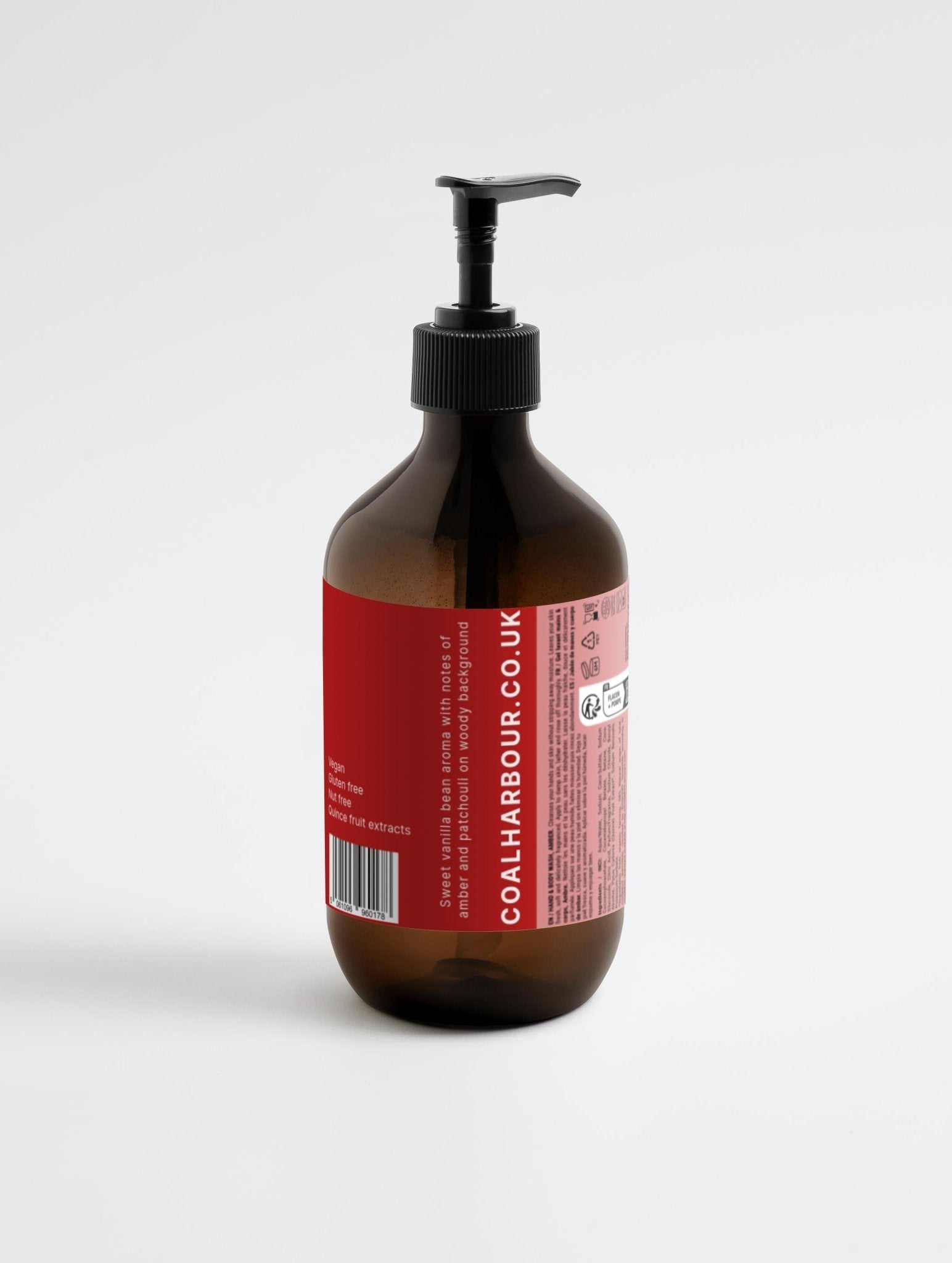 Hand and Body Wash Patchouli Amber Vanilla 490ml