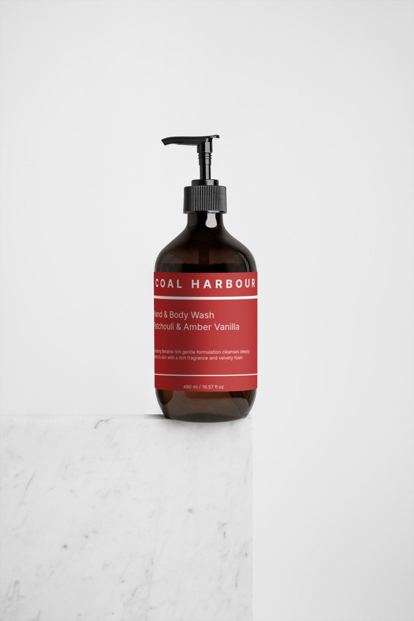 Hand and Body Wash Patchouli Amber Vanilla 490ml