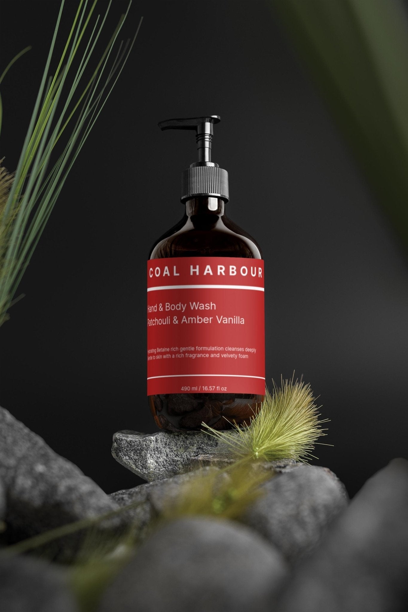 Hand and Body Wash Patchouli Amber Vanilla 490ml