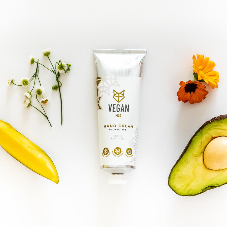 Protective Hand Cream with Avocado & Mango Butter – Vegan & Cruelty-Free by Vegan Fox at www.brixbailey.com