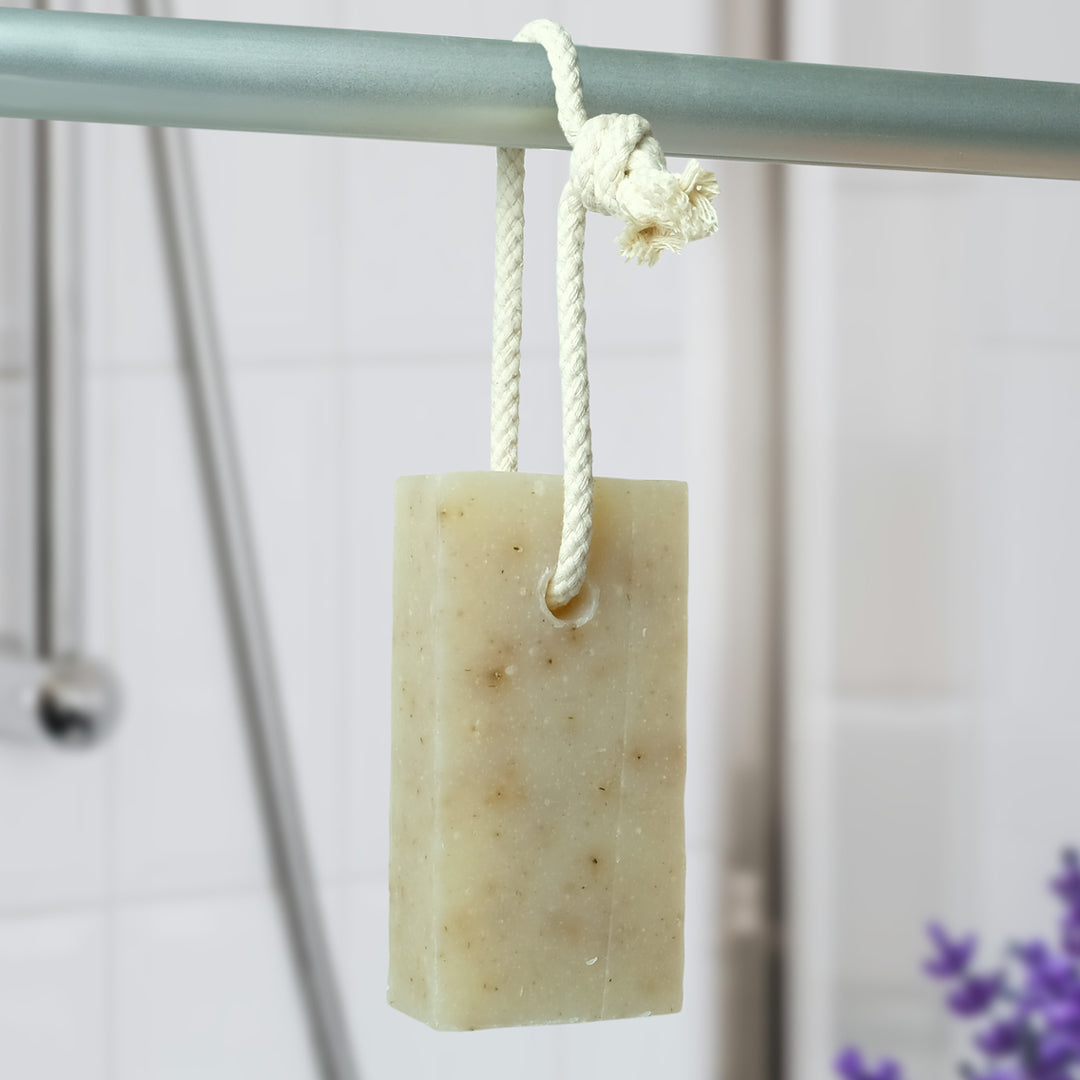 Natural Lavender Soap on a Rope 125g