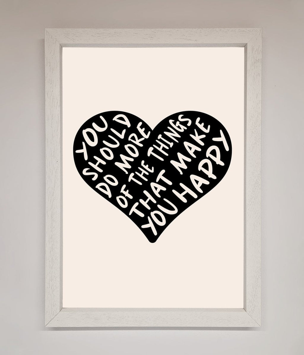 Happy Heart Framed Print