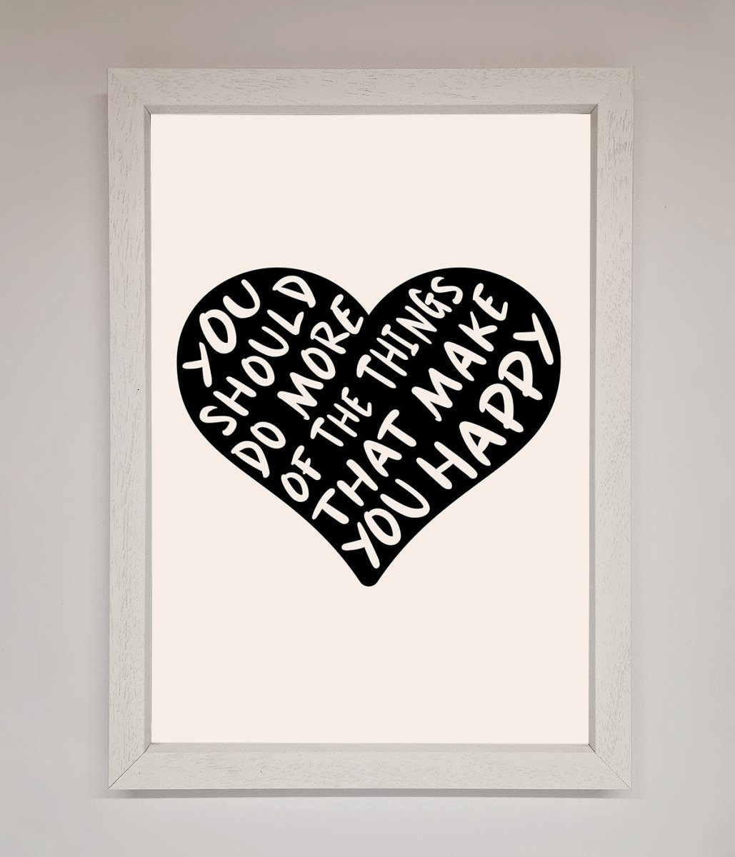 Happy Heart Framed Print