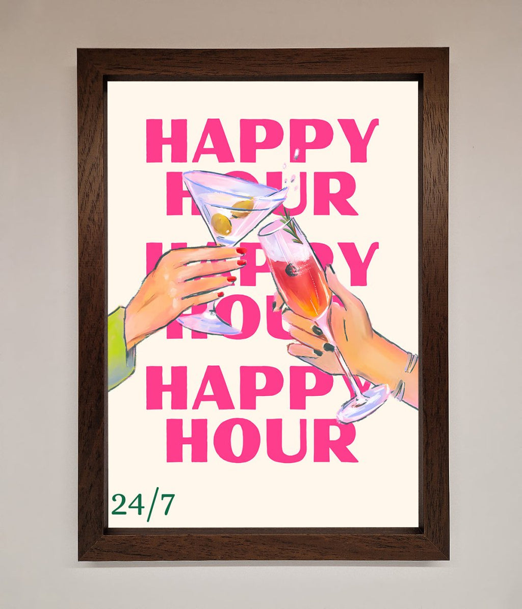 Happy Hour Framed Poster