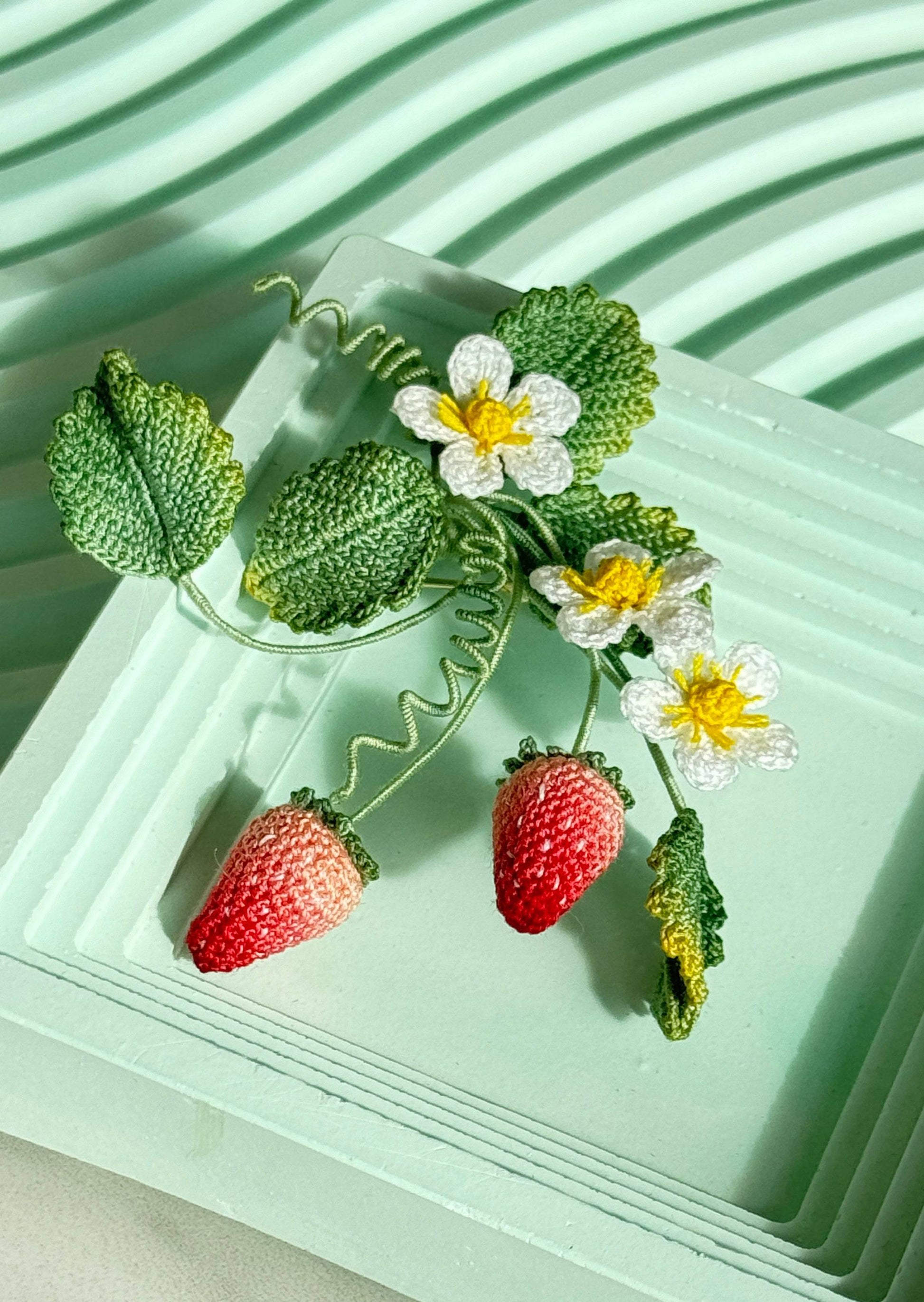 Strawberry Brooch