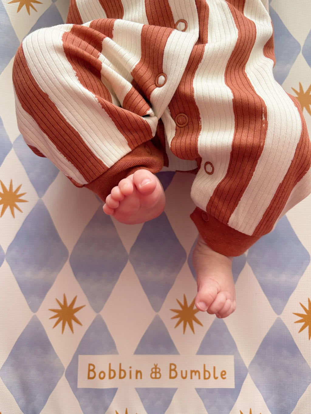Standard Changing Mat - Blue Harlequin