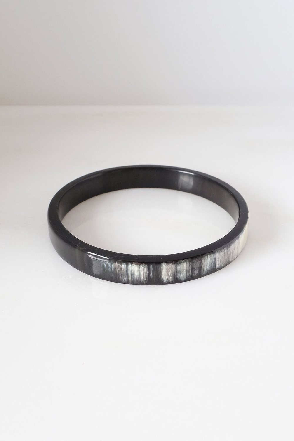 Buffalo Horn Minimalist Bangle Bracelet