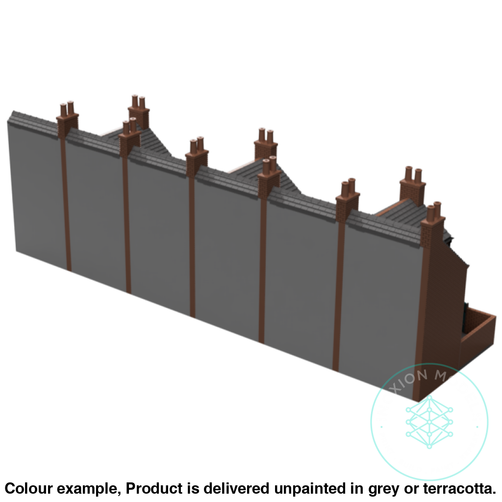 Low Relief Terrace House Pack N Scale 6 Piece Set