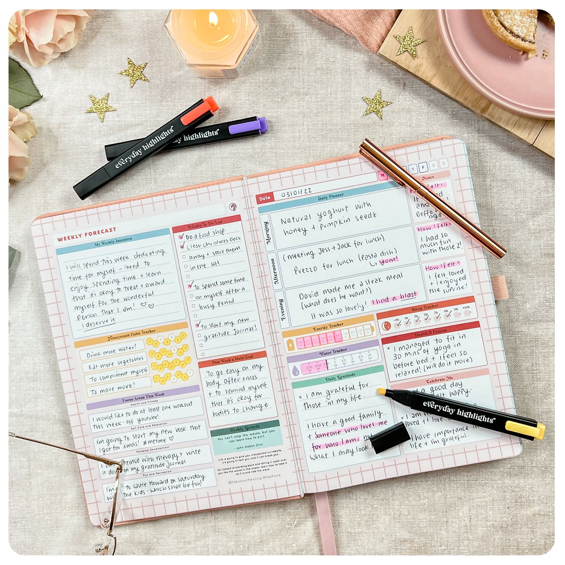 Health & Wellness - Deluxe Life Journal