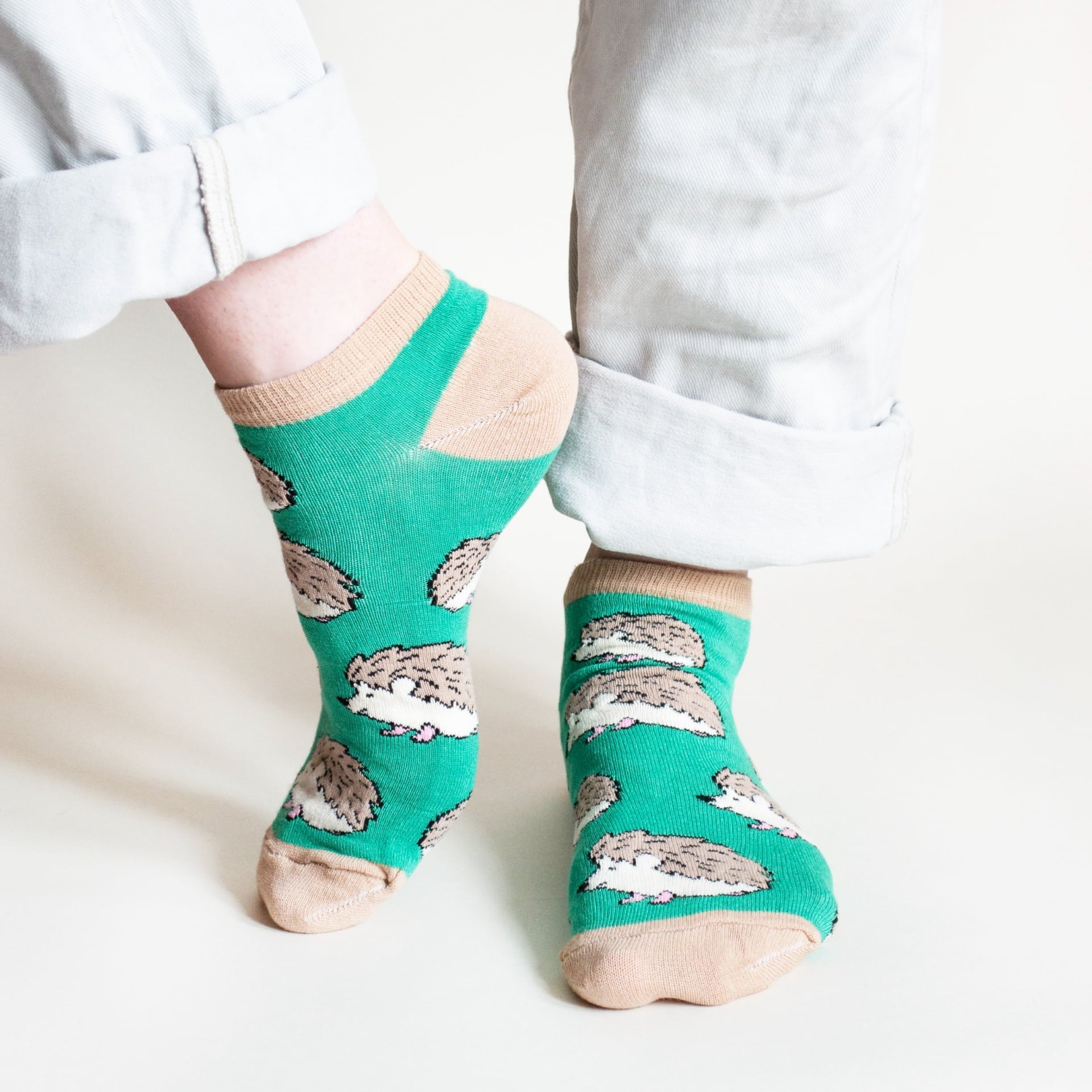Hedgehog Bamboo Trainer Socks