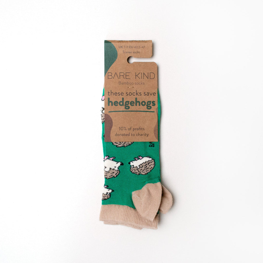 Hedgehog Bamboo Trainer Socks