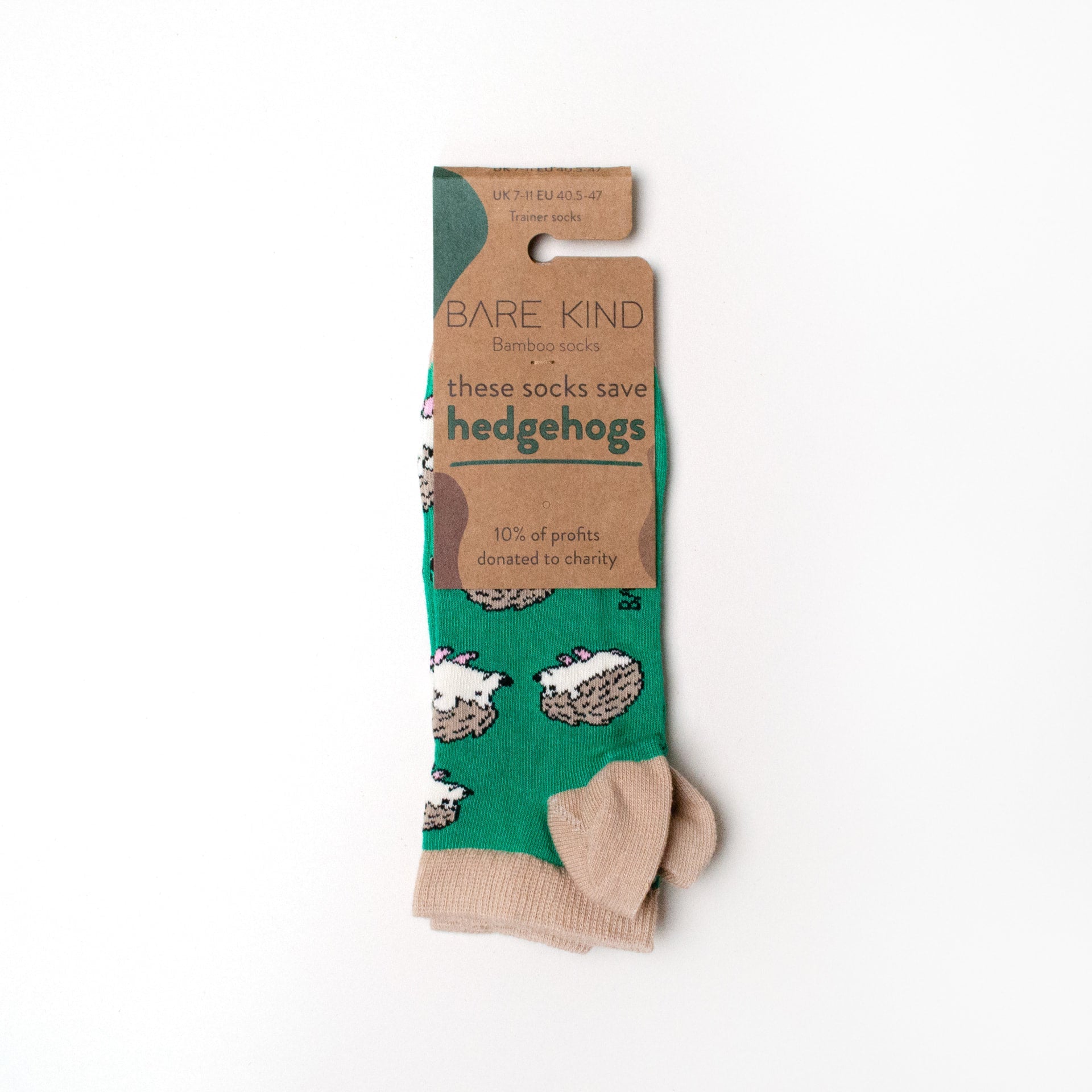 Hedgehog Bamboo Trainer Socks