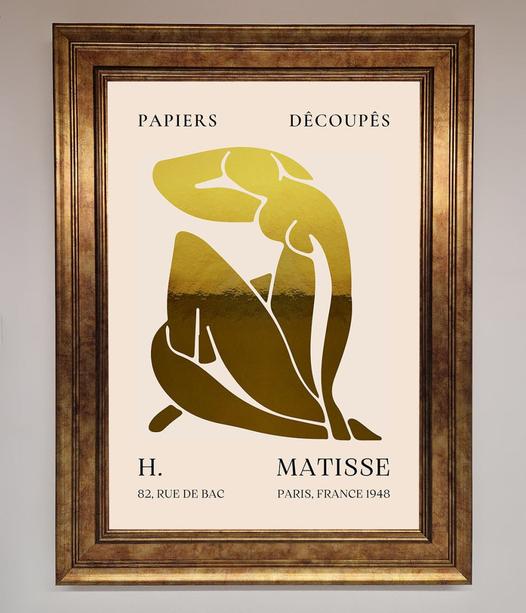 Henri Matisse Figure Foil Print