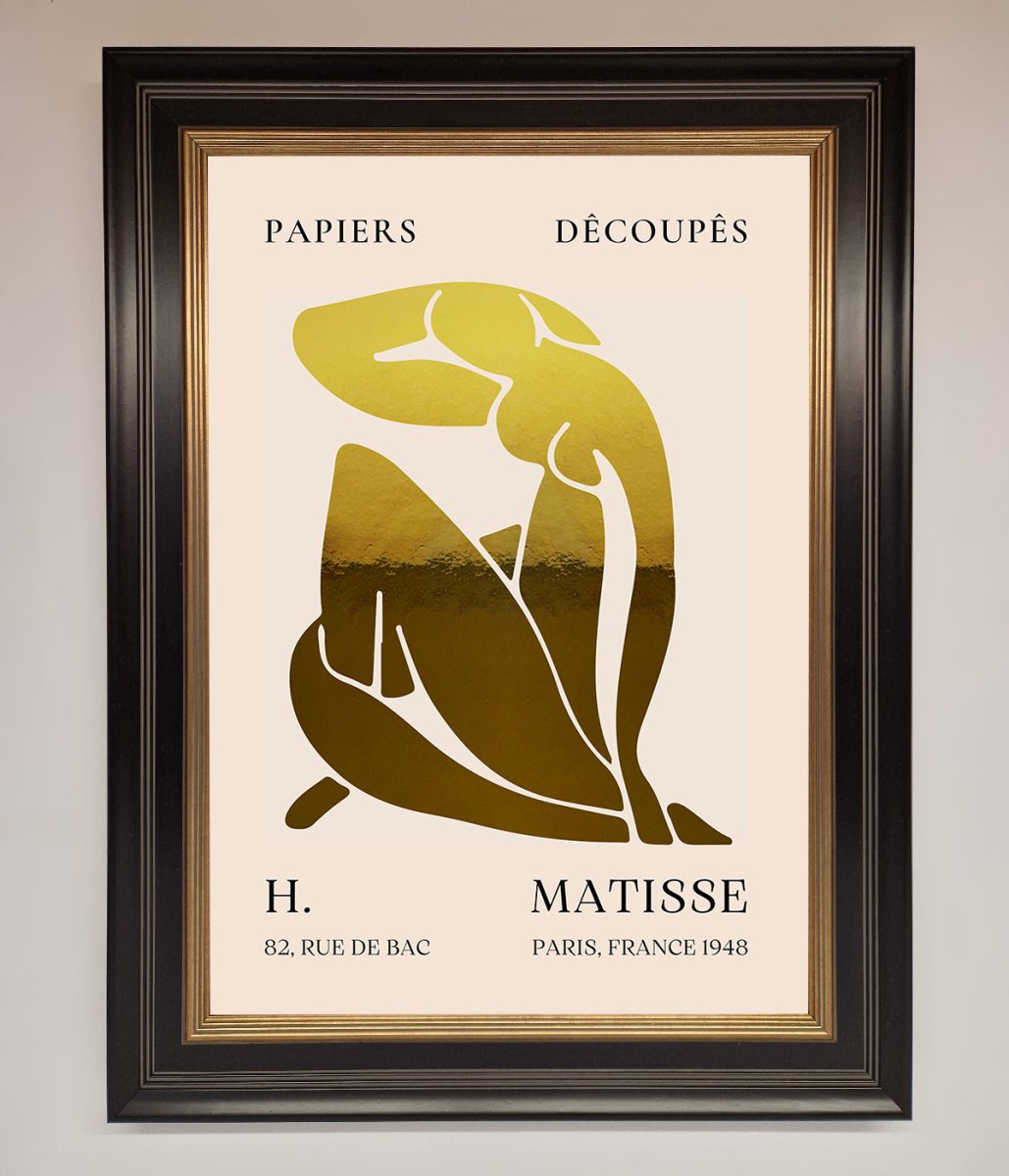 Henri Matisse Figure Foil Print