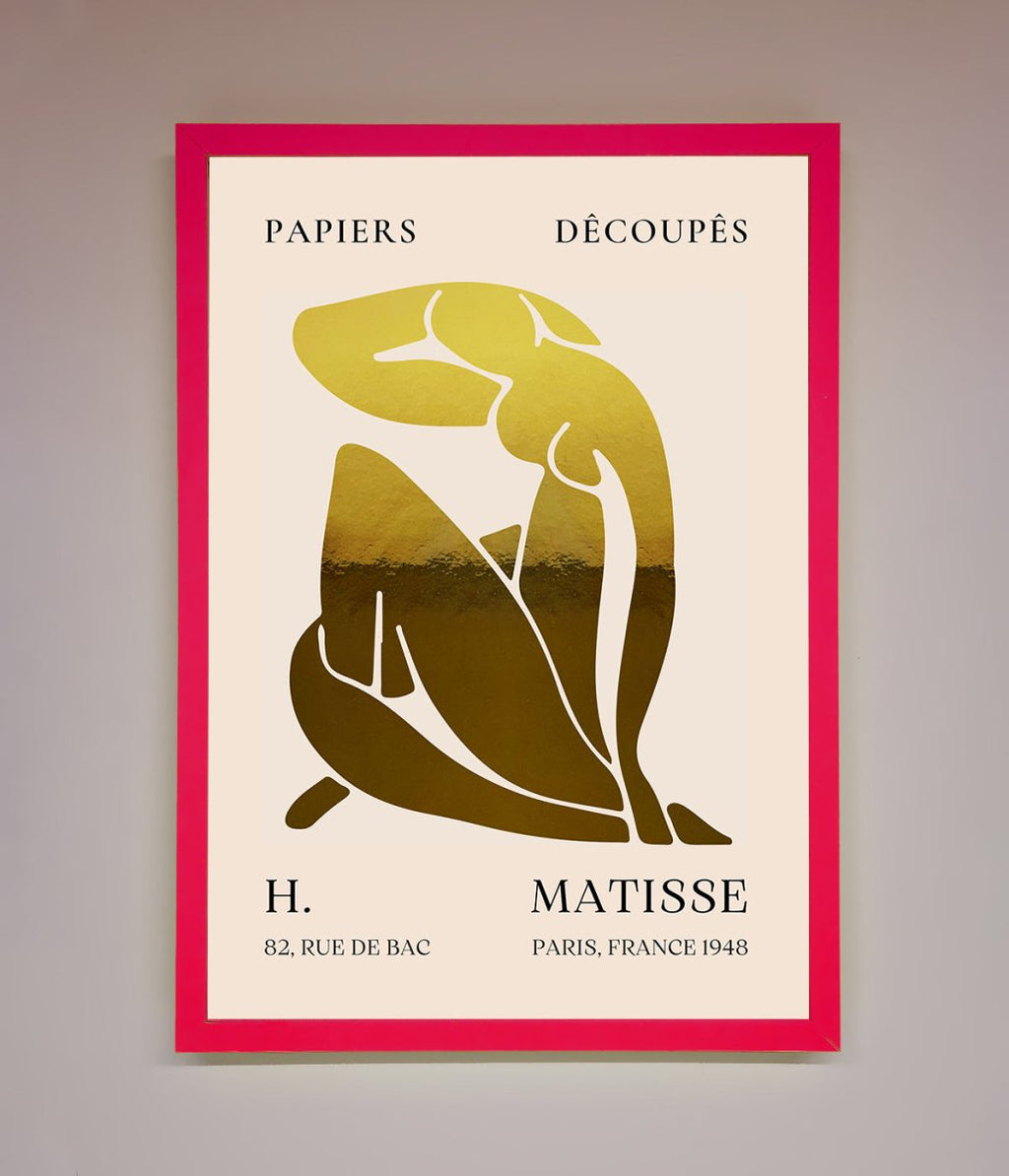 Henri Matisse Figure Foil Print