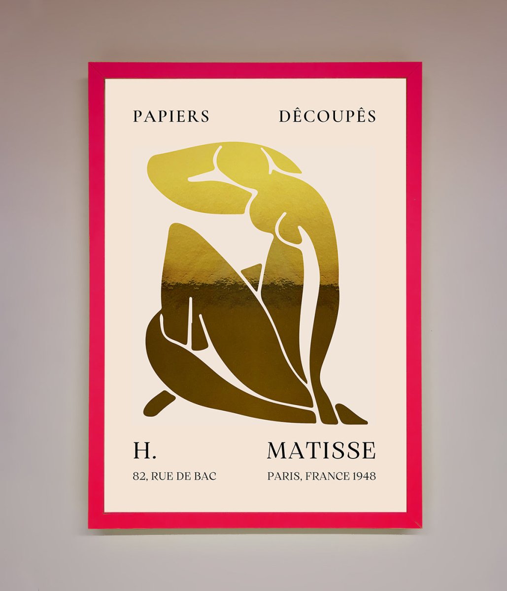 Henri Matisse Figure Foil Print