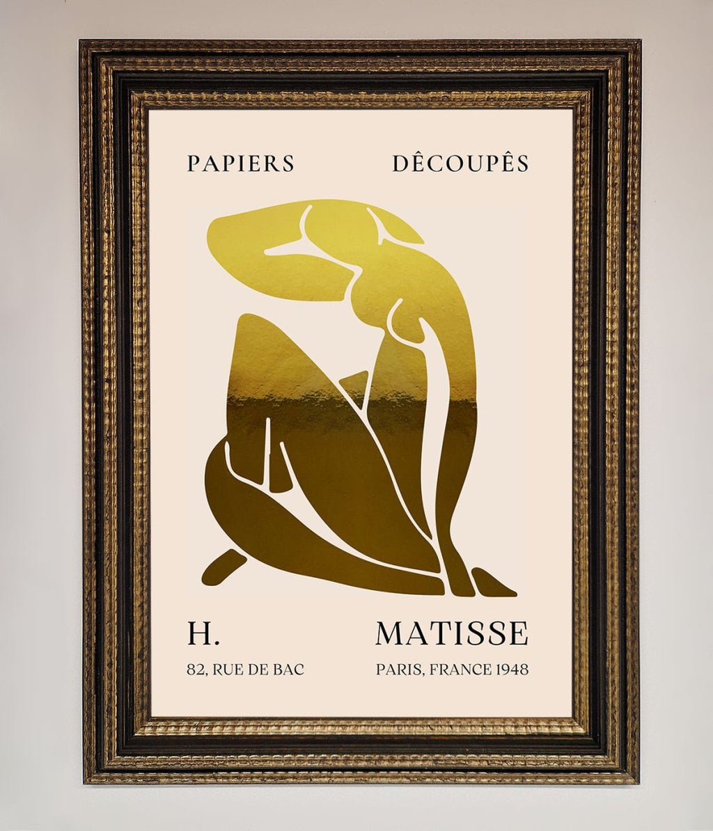 Henri Matisse Figure Foil Print