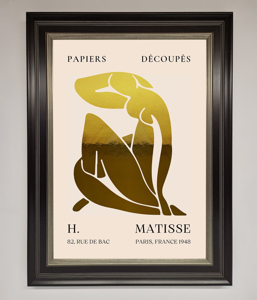 Henri Matisse Figure Foil Print
