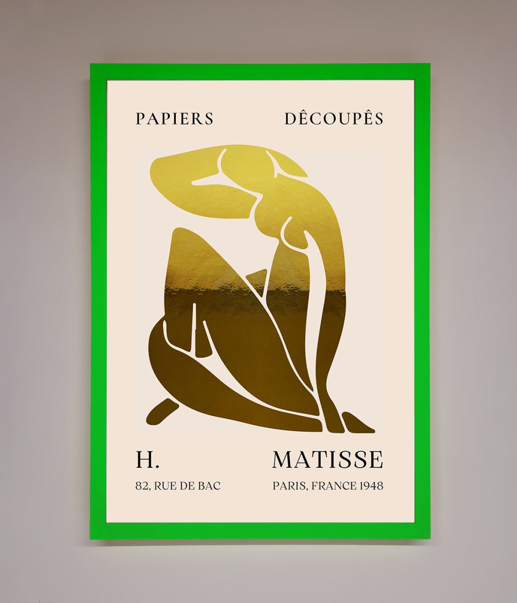 Henri Matisse Figure Foil Print