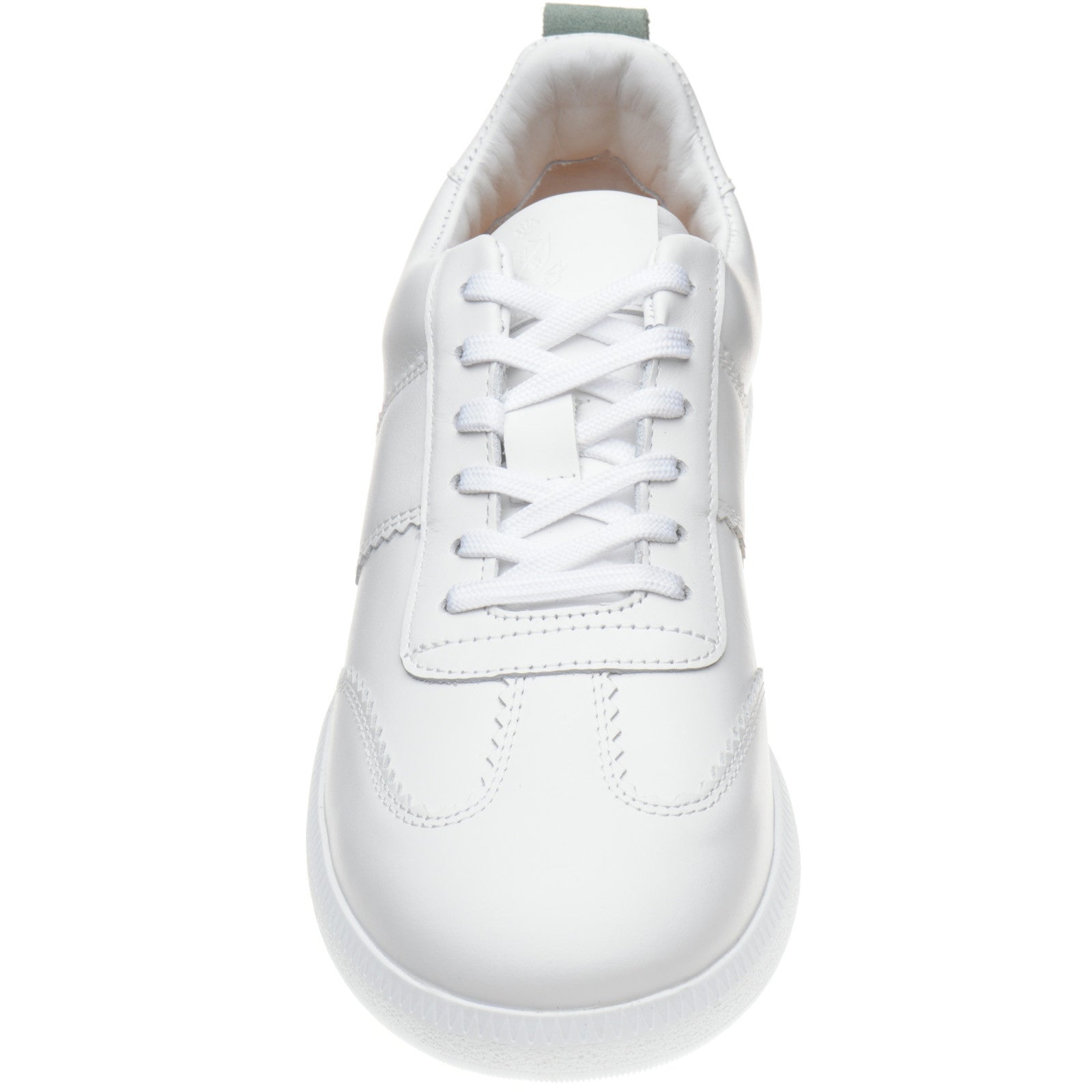 Angelina White Rubber Soled Trainers for Women