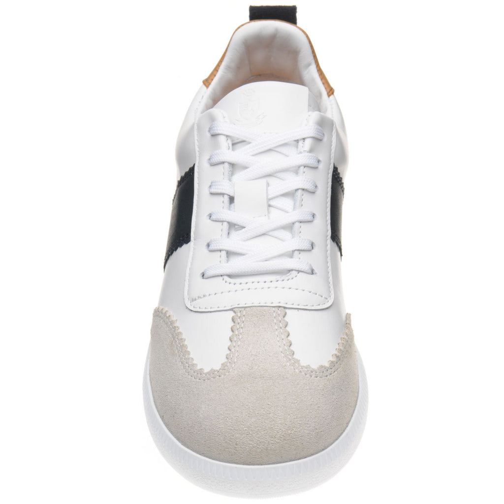 Angelina Ladies Rubber Soled Trainers in White and Navy