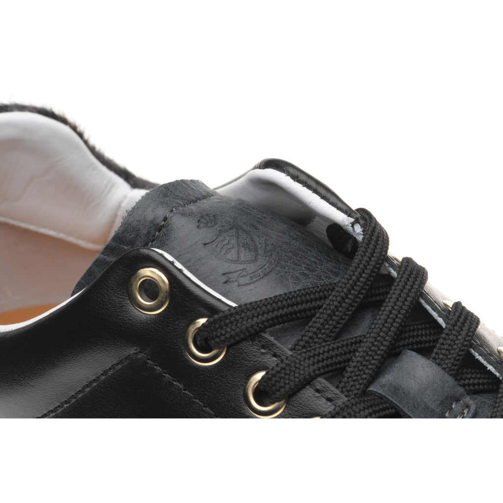 Athena Ladies Black Rubber Soled Trainers