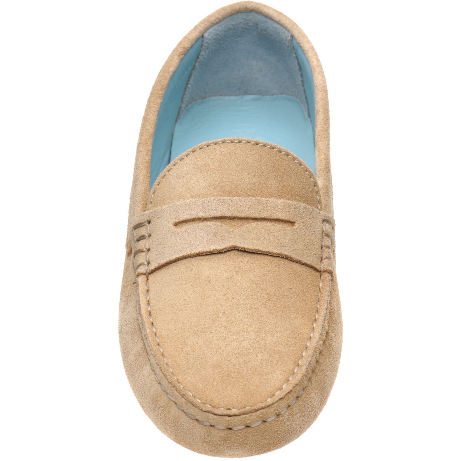 Louisa Ladies Driving Moccasins in Sand Suede