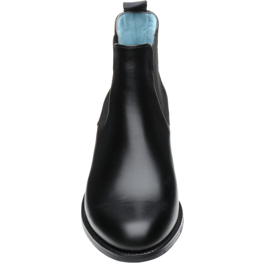 Black Calf Chelsea Boots for Women