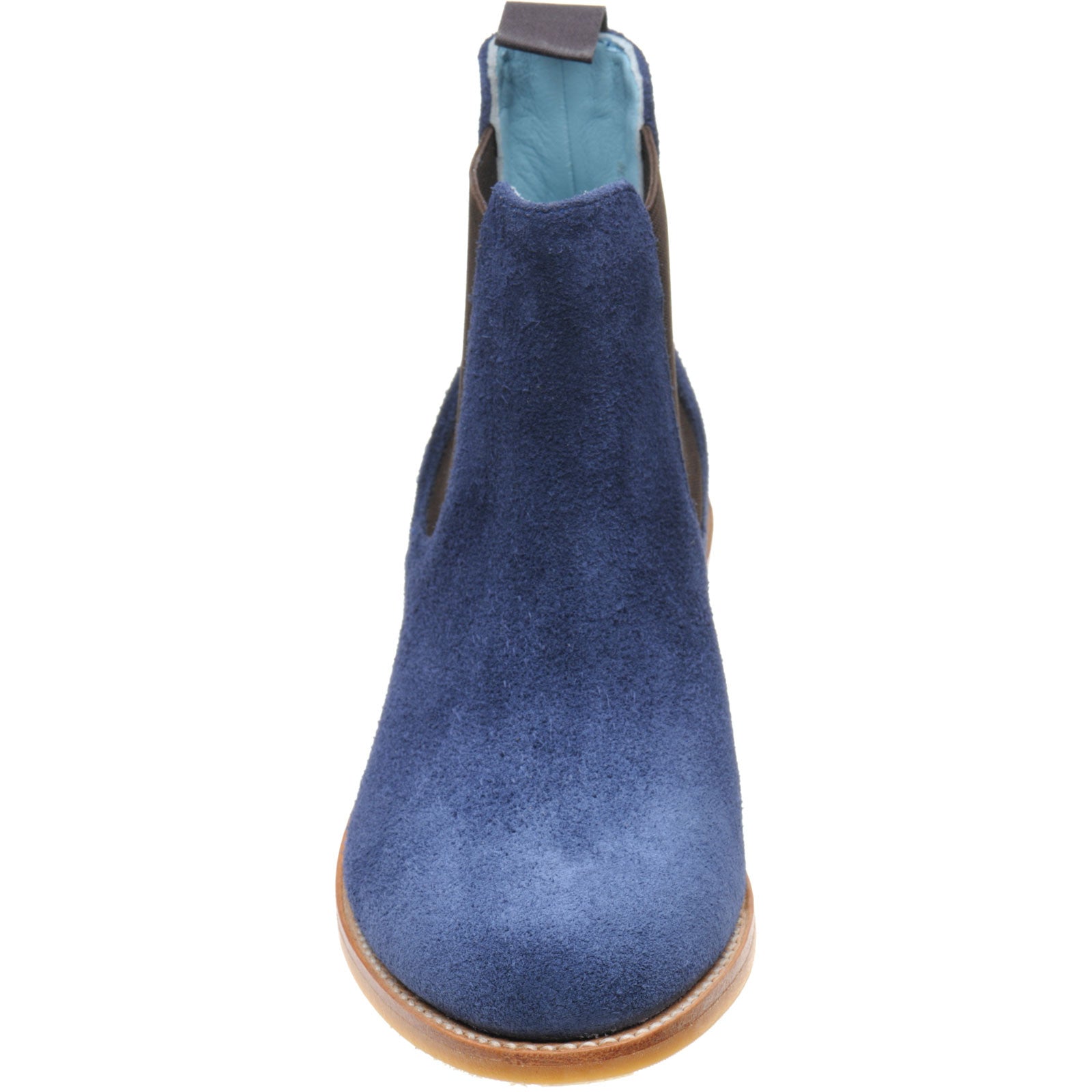 Navy Suede Chelsea Boots for Women