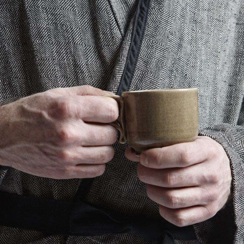 Luxurious Unisex Linen Bathrobe – Elegant & Eco-Friendly by KOOSdisain at www.brixbailey.com