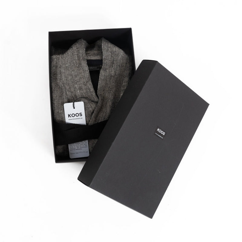 Unisex Premium Linen Bathrobe – Timeless Style & Comfort by KOOSdisain at www.brixbailey.com