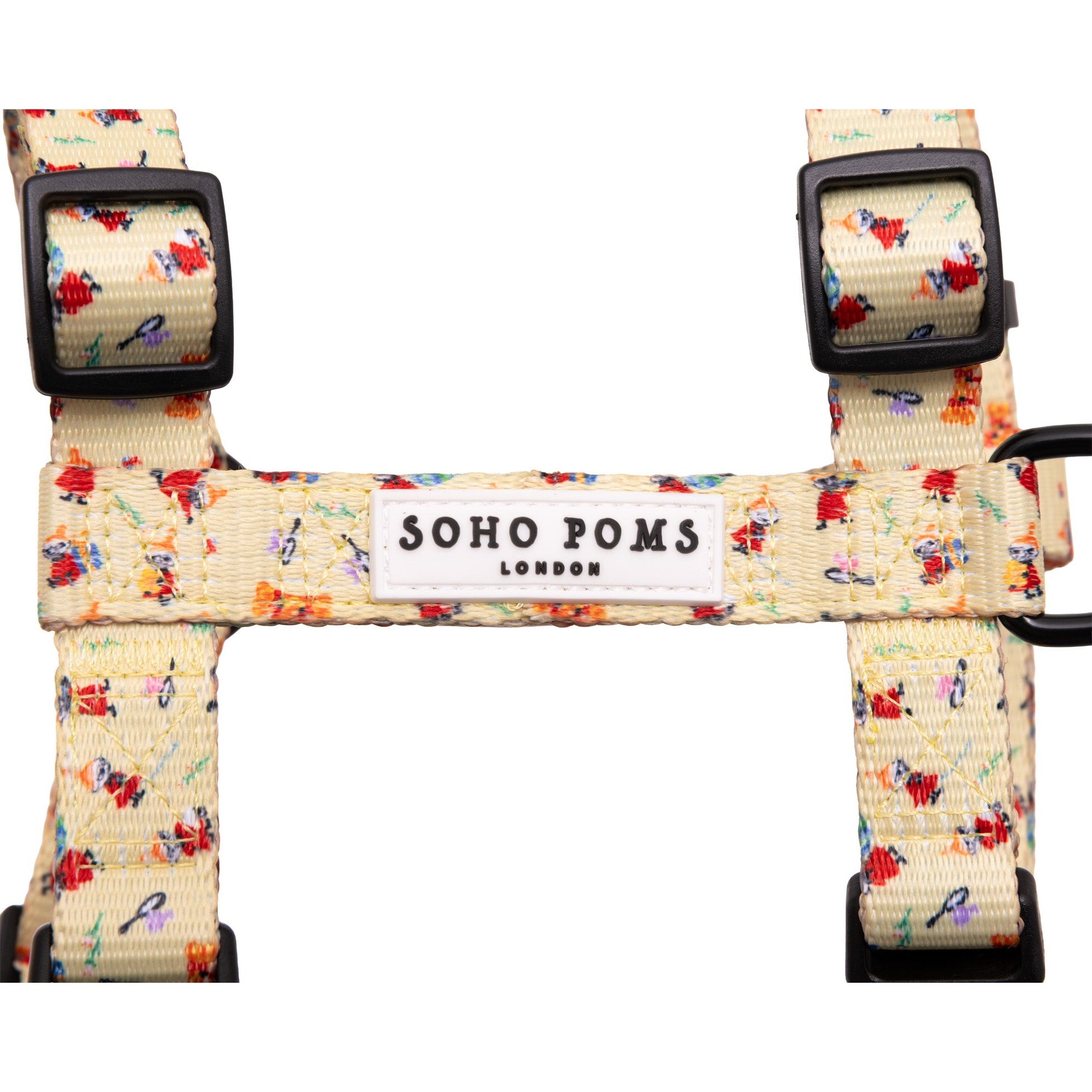 Moomins Yellow Sunrise Dogs H-Harness by Soho Poms