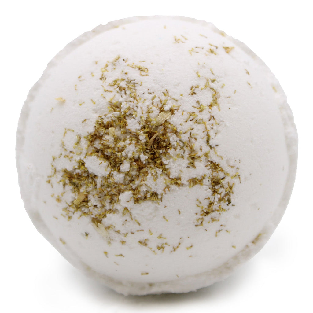 Himalayan Salt Bath Bomb with Geranium and Grapefruit Vitamin E Oil