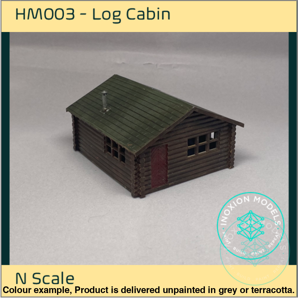 Log Cabin N Scale Model Kit