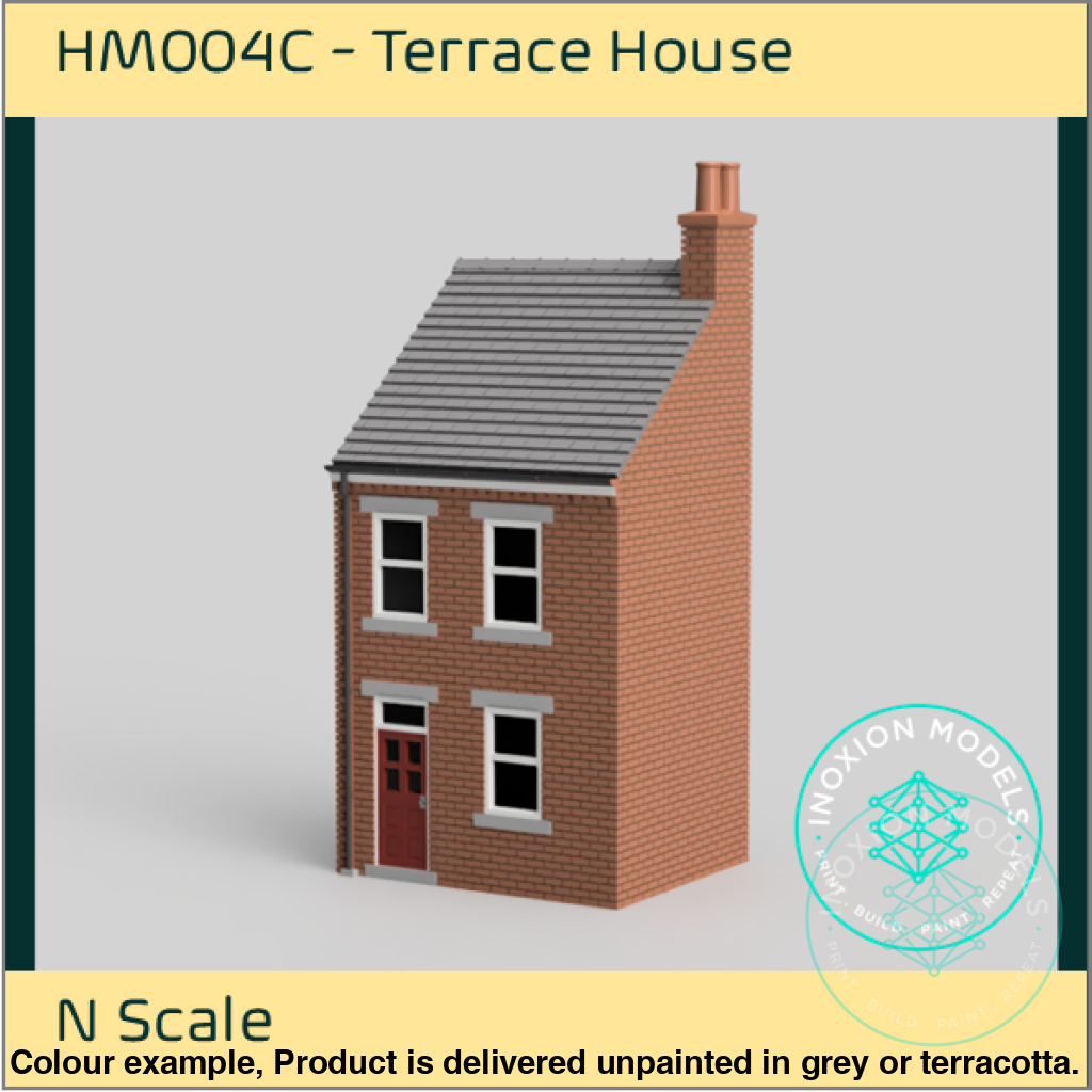 Low Relief Terrace House N Scale Model Kit