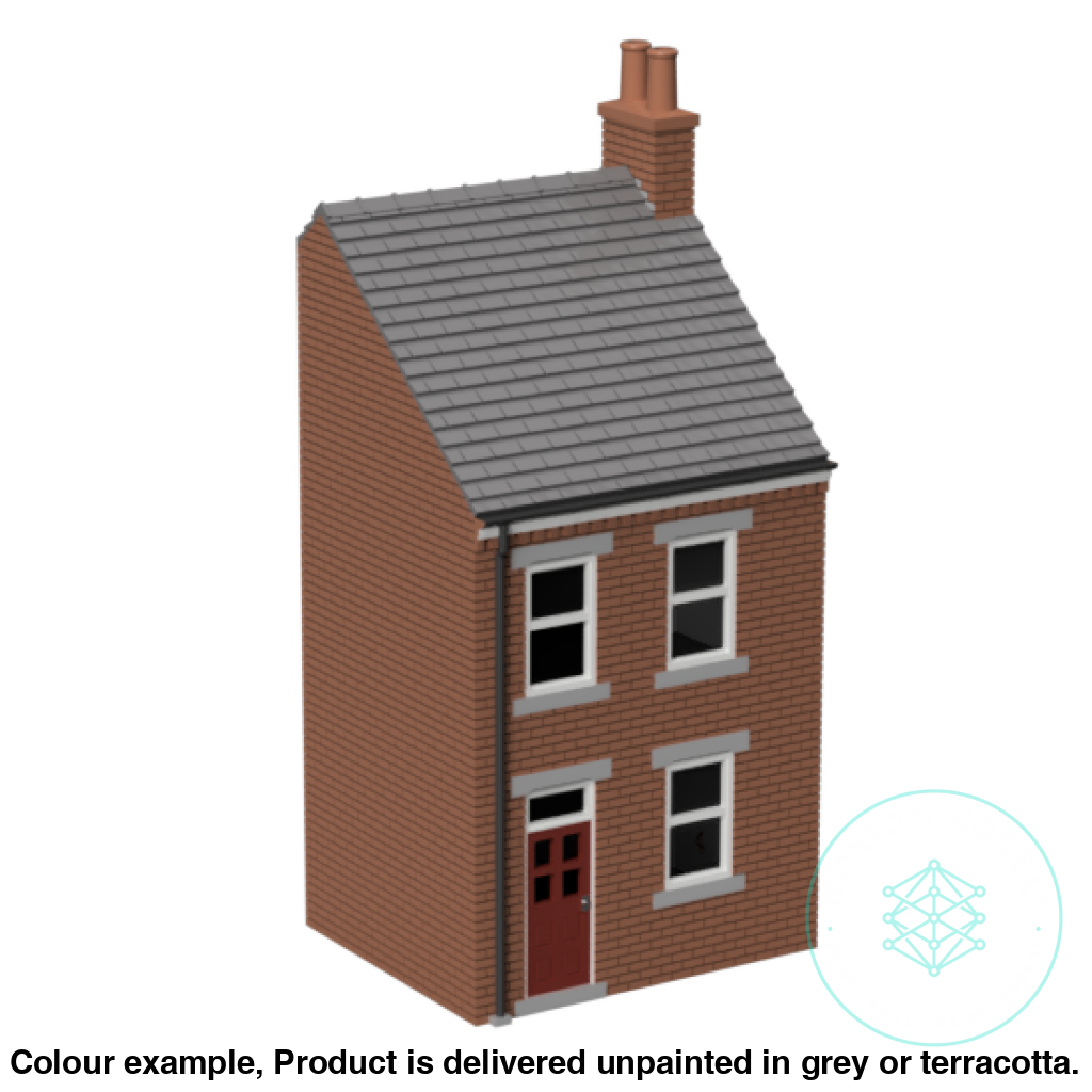 Low Relief Terrace House N Scale Model Kit