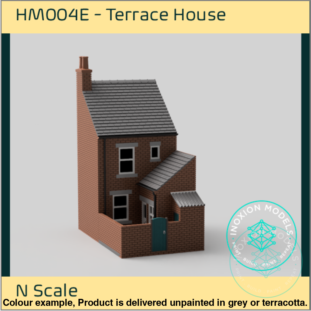Low Relief Terrace House N Scale Model Kit