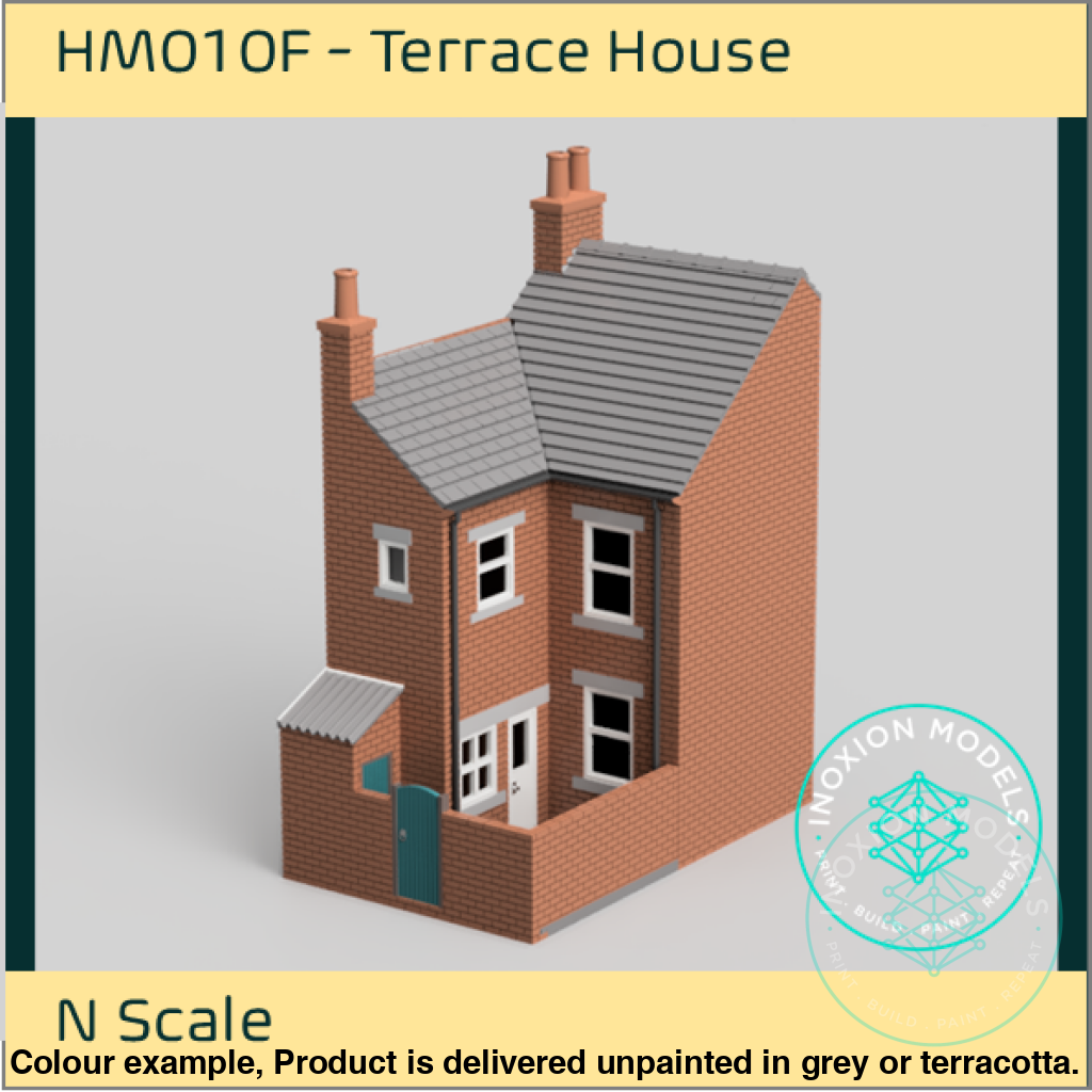 Low Relief Terrace House N Scale Model Kit
