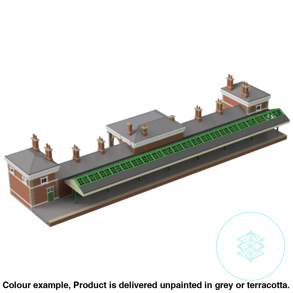 Platform 1 Station Building Model 1 N Scale