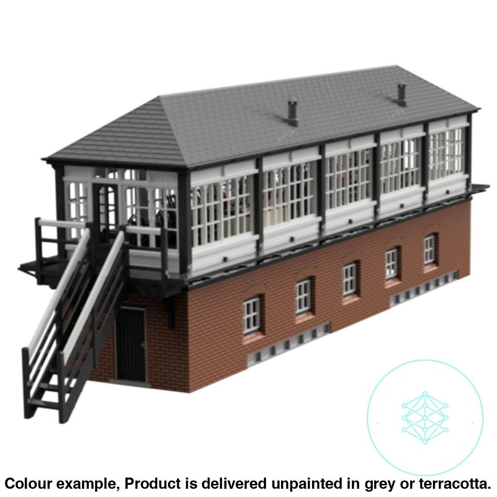 N Scale Signal Box Model Kit Unpainted
