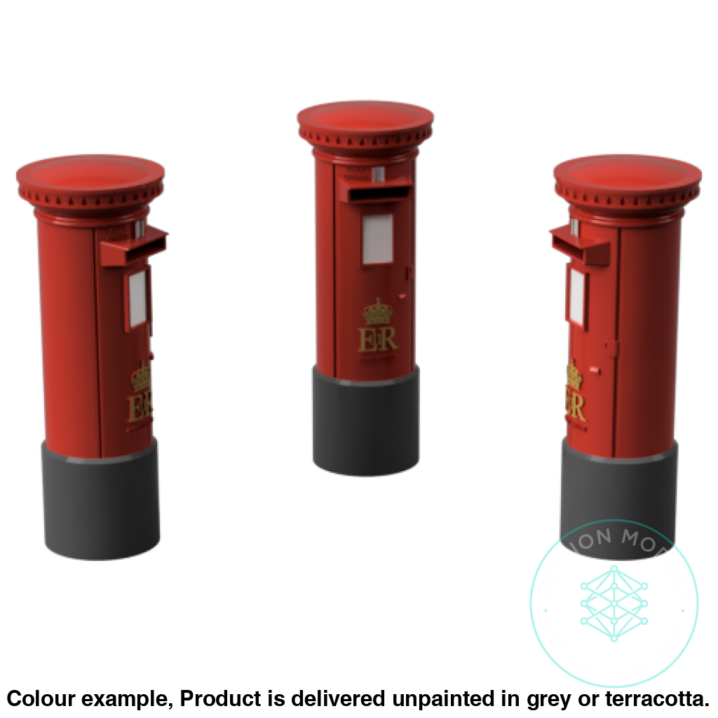 Post Boxes N Scale Model Set of 3
