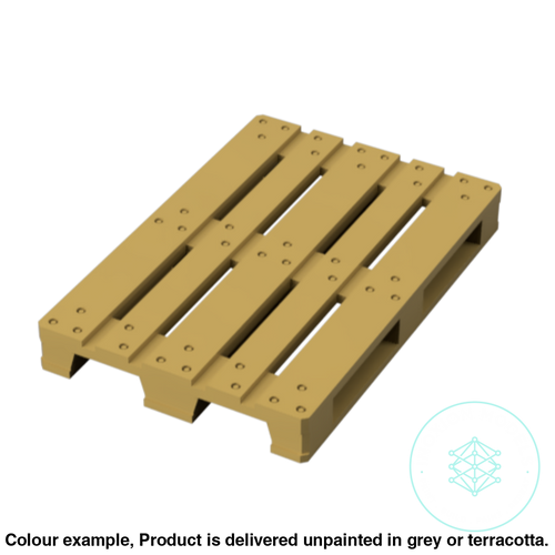 10 Euro Pallets N Scale Model Set