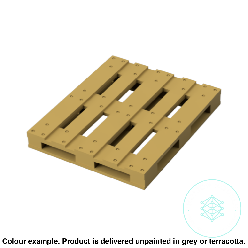 10 Industrial Pallets N Scale Model Set