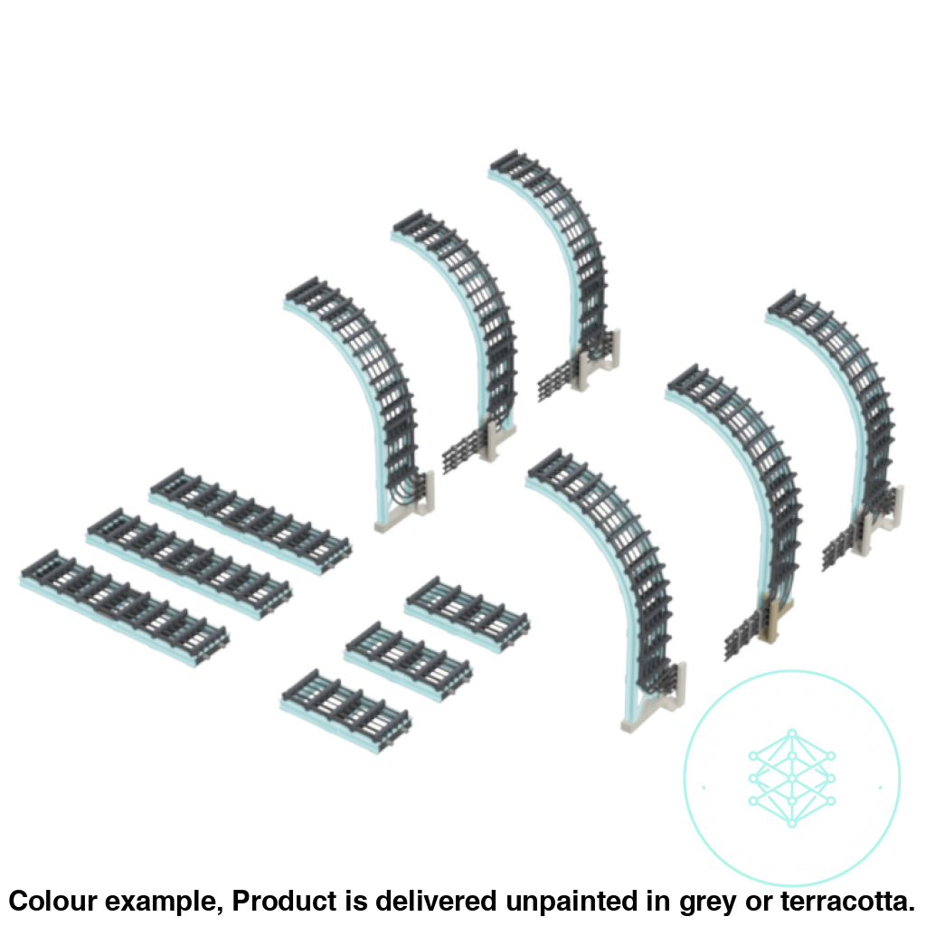 London Underground Cable Gantries N Scale Model Set