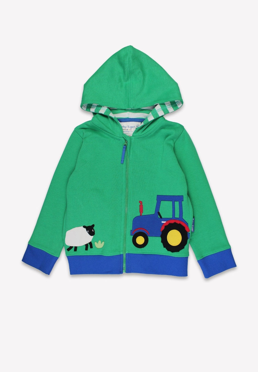 Organic Hillside Applique Hoodie for Kids
