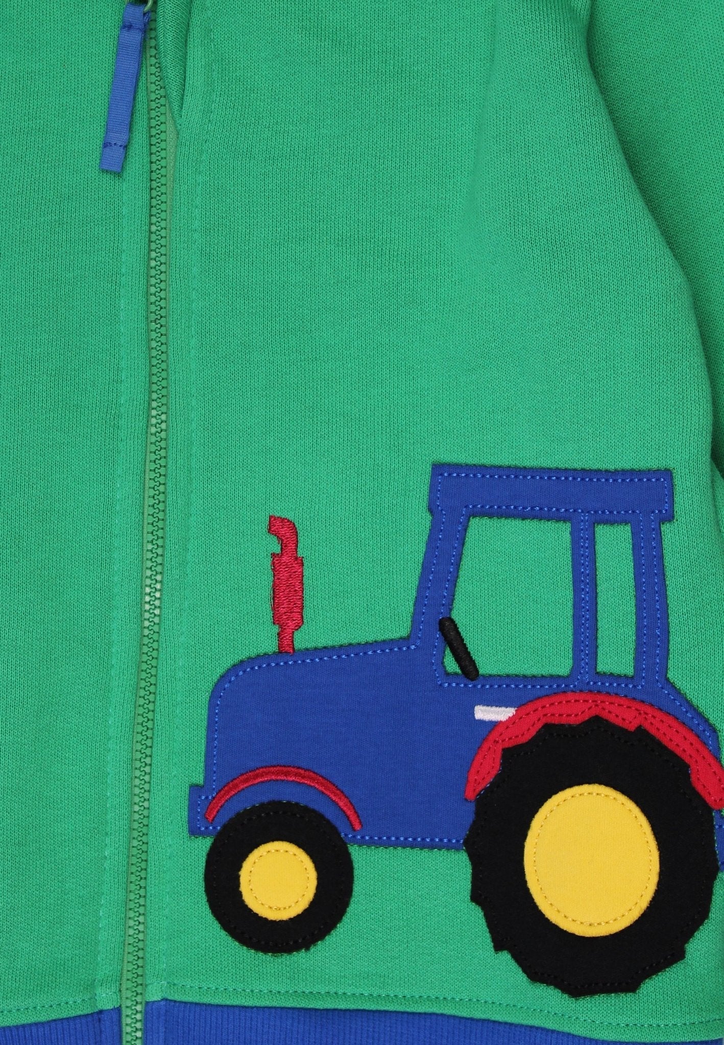Organic Hillside Applique Hoodie for Kids