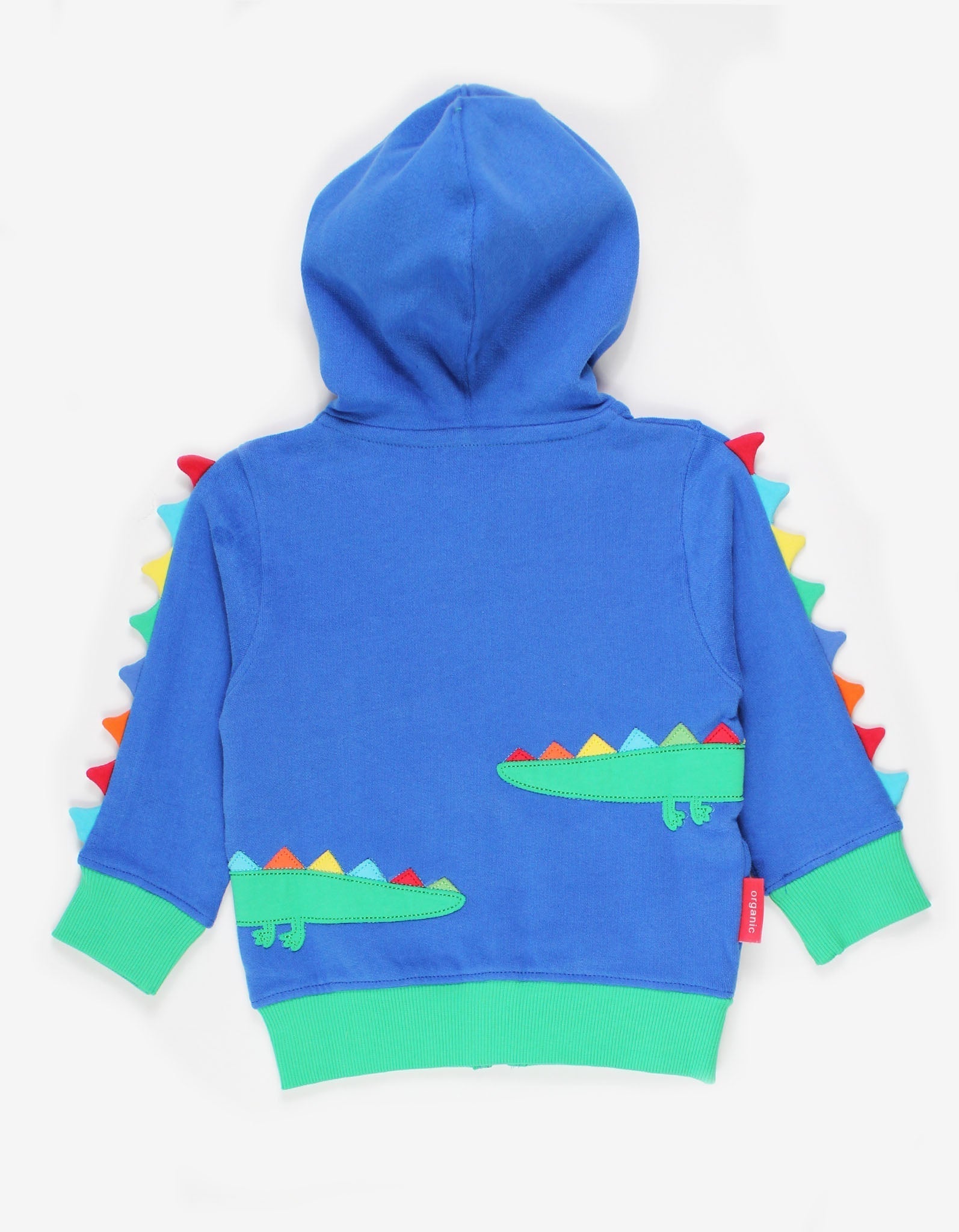 Organic Crocodile Applique Hoodie for Kids